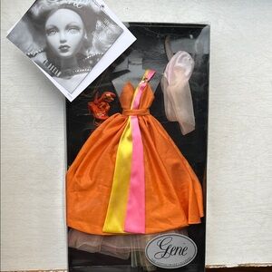 NIB ASHTON-DRAKE GENE COLLECTION SUNSET CELEBRATION DOLL DRESS COSTUME w/COA